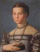 Agnolo Bronzino, Portrait of a Little Gril with a Book